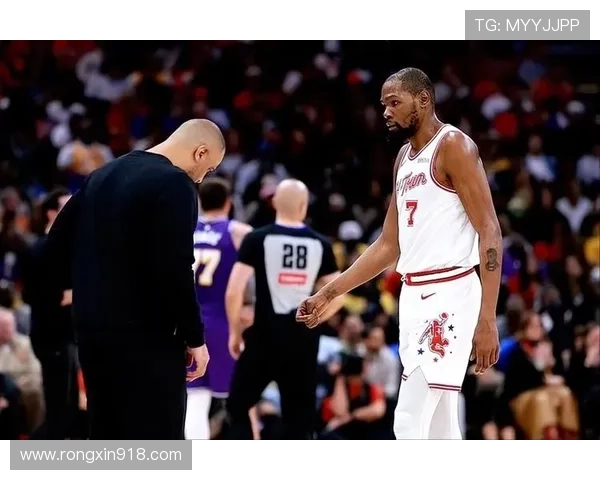 杜兰特伤疑火箭连输湖人两场
